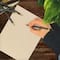 JAM Paper Natural 8.5" x 11" Parchment Cardstock, 250 Sheets
